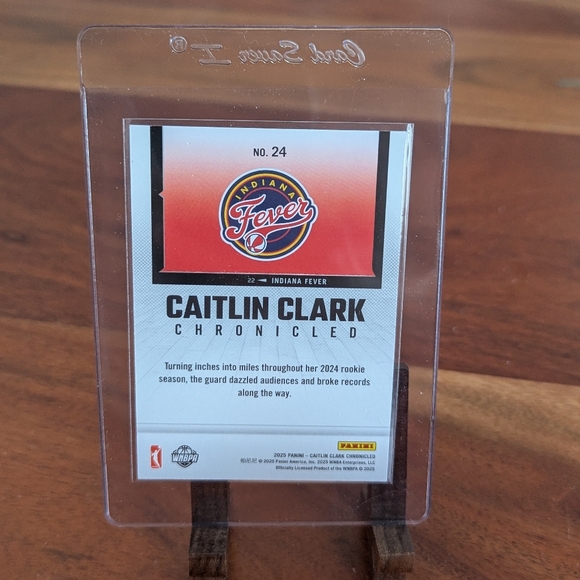 Lot Of 3 Caitlin Clark Chronicled 2025 Red Holo & Foil Cards 24, 36, 100 - Picture 4 of 8